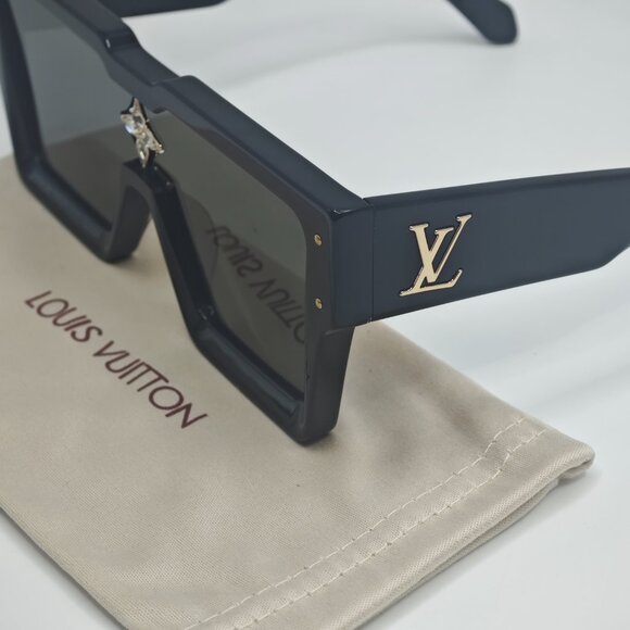 Louis Vuitton Black and Gold Sunglasses main image 4
